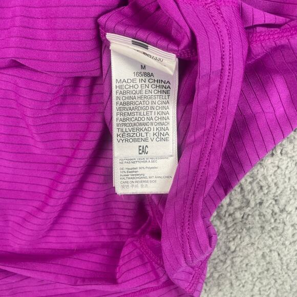 Marmot Women's Medium Purple Striped Polyester Elastane Short Sleeve Shirt - Picture 4 of 10